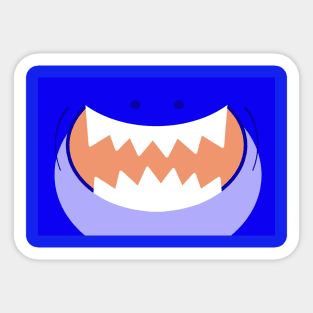 Indigo Shark Sticker